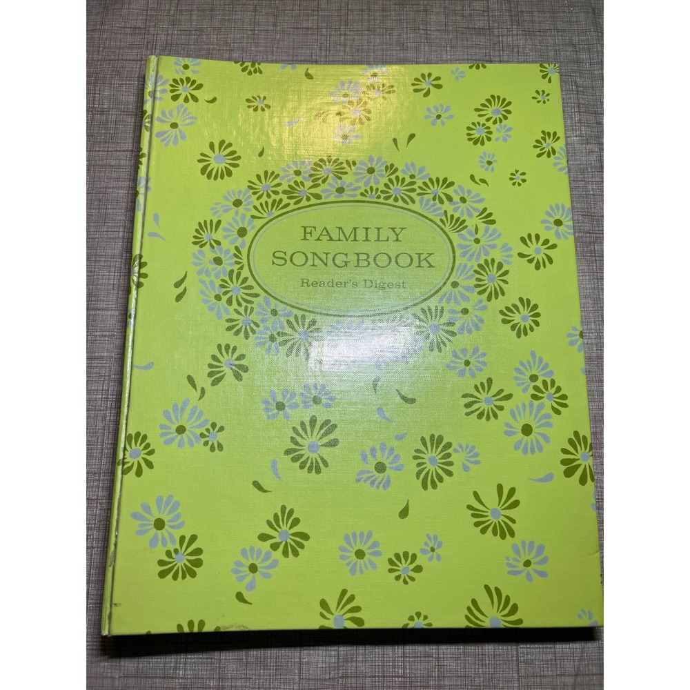 Vintage 1969 Reader's Digest Family Songbook Hardcover Spiral Bound Sheet Music